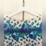 Talbots NWT  Silk Floral Sleeveless Top Tank Shell Blue Purple White Size 20 Photo 5