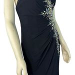 Xcite Black Strapless ruched sequined prom dress sexy lpw back size 4 Photo 15