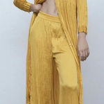 ZARA  silk set mustard  Photo 0