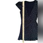 Brandy Melville  Floral Black Wrap Mini Dress Photo 1