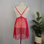 Victoria's Secret  Red Snake Lace Babydoll Photo 5