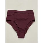Vitamin A Womens Elena High Waisted Bikini Bottom Bathing Suit Swim Burgundy 14 Photo 9