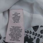 Nanette Lepore Short Sleeve Black/White Floral Print Blouse S Dopamine Classic Photo 9