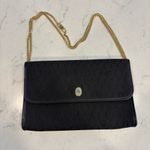 Christian Dior Dior vintage trotter black canvas purse with gold chain Photo 1