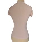 Womens Empire Waist Fairy Beaded Knit Top Ginger Beige Color, Size Small Korean Photo 4