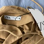 ZARA Tan Dress Photo 4