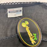 Shoreline  Black Abstract Long-Sleeve Tunic Photo 4