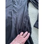 Madewell  $138 Seamed Long-Sleeve Mini Shirtdress in Poplin Black Size 6 NV025 Photo 10