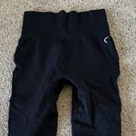 Zyia  Active Black Ribbed Compression Leggings Photo 4