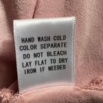 Button Front Midi Dress Womens 2X Smocked Fairy Cottagecore Soft Girl Romantic Pink Photo 13