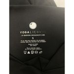 Yogalicious Crossover Flare Yoga Pants Women’s Small Black High Waisted Photo 2