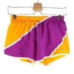 Nike Dri-Fit Size Medium Orange and Purple Running Athletic Shorts Photo 1