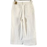 Madewell NWT Pure White Wide Leg Crop Denim High Rise Jeans Women’s Size 31 Photo 2