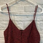 Rails  Women's Size XS Aubrey Rust Spotted V-Neck Tank Top 924-616-150 Photo 4