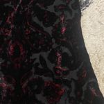 Torrid Burnout Velvet Paisley Halter Tunic Tank Top Photo 5