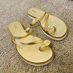 Michael Kors LETTY ICONIC MK LOGO TOE RING SEXY POOL SLIDES SANDALS Photo 2