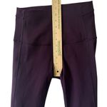 Lululemon Pure Practice Pant Deep Zinfandel Women's 6 Cutout Details 7/8 length Photo 9