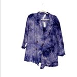 Anthropologie NWT Amadi Shine Linen Blazer Tie Dye Photo 3