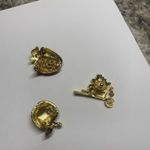 Lot Of 3 MCostume Brooch / Pin Gold Tone Red Enamel Apples / Avon Heart Cart Photo 10