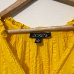 J.Crew  Ruffle Trim Tiered Dress size small yellow Photo 3