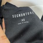 Secndnture athletic strappy sports bra black/silver women’s size XS Photo 9