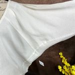 Free People  Santa Clara Ribbed Waffle Knit Oversized Top Alabaster S Photo 9