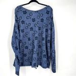 Disney  Women's Wizarding World of Harry Potter‎ Embossed Knit Top Blue Size 2XL Photo 3