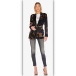 Mother High Waisted Looker Skinny Jeans In Miss Moody Two Shoes Racer Size 27 Gray Photo 2