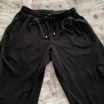 Nanette Lepore black pull on drawstrings knee pocket joggers cargo pants size XS Photo 2