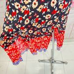 EXPRESS  Women's Off Shoulder Floral Double Slit Midi Dress Multicolor Size small Photo 5