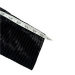 OAT New York Velvet Mini Dress‎ Black Long Sleeve Striped Party Cocktail Size M Photo 8