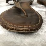 Frye Carson T-Strap Sandal Dark Brown Ladies 9M Photo 8