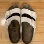 Birkenstock  Arizona Birko-Flor Sandals in Eggshell - Size 38 Photo 4
