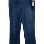 Jag jeans  Women's Sz 16 Medium Wash Blue Dive Stretchable High Rise Straight Photo 0