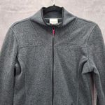 Head  Gray Zipper Fleece Sweater Long Sleeve Cardigan Jacket Medium Photo 2