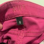 Kut Pants‎ Women’s Donna Size 8 Pink High Rise Ankle Skinny Raw Hem Photo 3