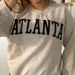 Atlanta Graphic Crewneck Sweatshirt Gray Size M Photo 0