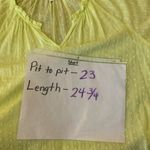 J.Crew  Blouse Large Bright Yellow w/ Swiss Dots Long Sleeve Elastic Wrist Vneck Photo 6