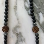 Fern Freeman Long Beaded Necklace Brown Photo 3