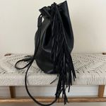 Victoria's Secret NWT Victoria’s Secret Black FringeBackpack Photo 5
