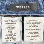 Judy Blue  Cargo Wide Leg Jeans Size 7 | 28 High Rise Dark Wash Utility Denim Photo 11