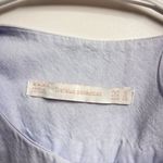 ZARA Imperfect  dress tiered ruffle mini baby doll dress faux pearl front buttons Photo 10