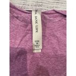 Lorna Jane Life Think Fit Be Fit Cropped Muscle Tank Top in Purple Size Medium Photo 2