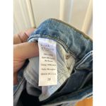 Frank & Eileen  Monaghan Cropped Raw Hem 90s Light Blue Jeans Photo 6