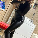 Abercrombie & Fitch Vegan Leather Leggings Photo 2