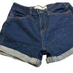 Denim & Co Women’s Denim Co Blue Short Shorts with Cuffs Size 6 Sku 2549 Photo 4