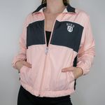 Nike Vintage 90s  Light Pink & Black Windbreaker Jacket Photo 0
