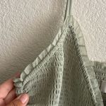 Aritzia Wilfred Tuberose Tank Sage Green Smocked Camisole L Size L Photo 8