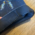 Azi ladies embroidered beaded floral glam denim jeans size 8 Blue Photo 8