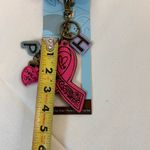 Chala  Pink Ribbon HOPE Charms Keychain Key Ring Key Chain Purse Charm Fob Photo 3
